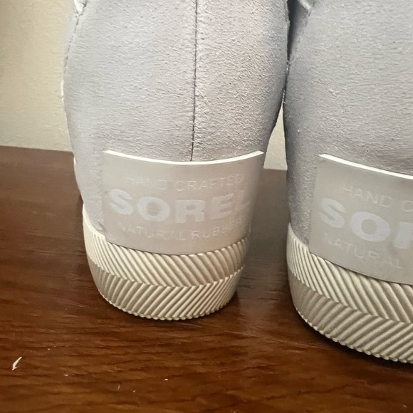 Sorel Out ’N About White Wedge Hi Top Sneaker Minimalist Streetwear Athleisure 8 - Picture 7 of 9
